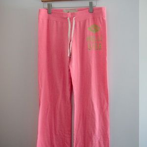 Hollister Lounge Pants in Pink, Size M